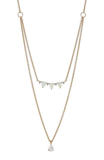 NADRI NADRI VANESSA MULTISTRAND PENDANT NECKLACE