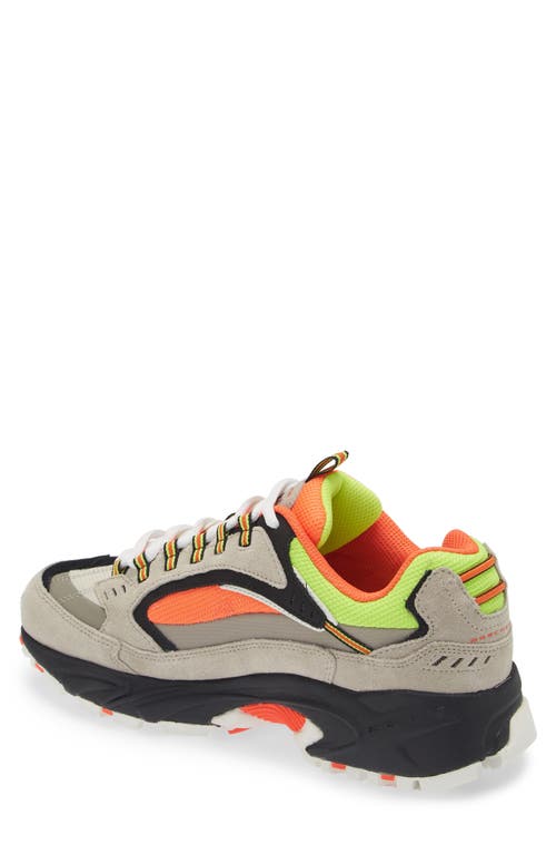 Shop Skechers X Snoop Dogg Stamina Sneaker In Gray/orange