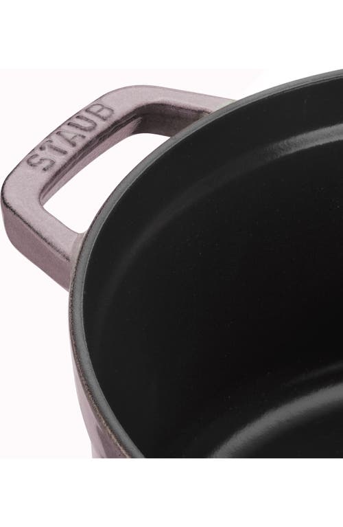 Staub 5.5-quart Enameled Cast Iron Dutch Oven In Lilac