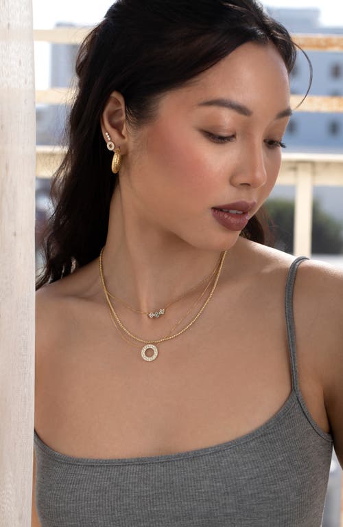 Bony Levy 14k Gold Peridot Cluster Pendant Necklace In 14k Yellow Gold