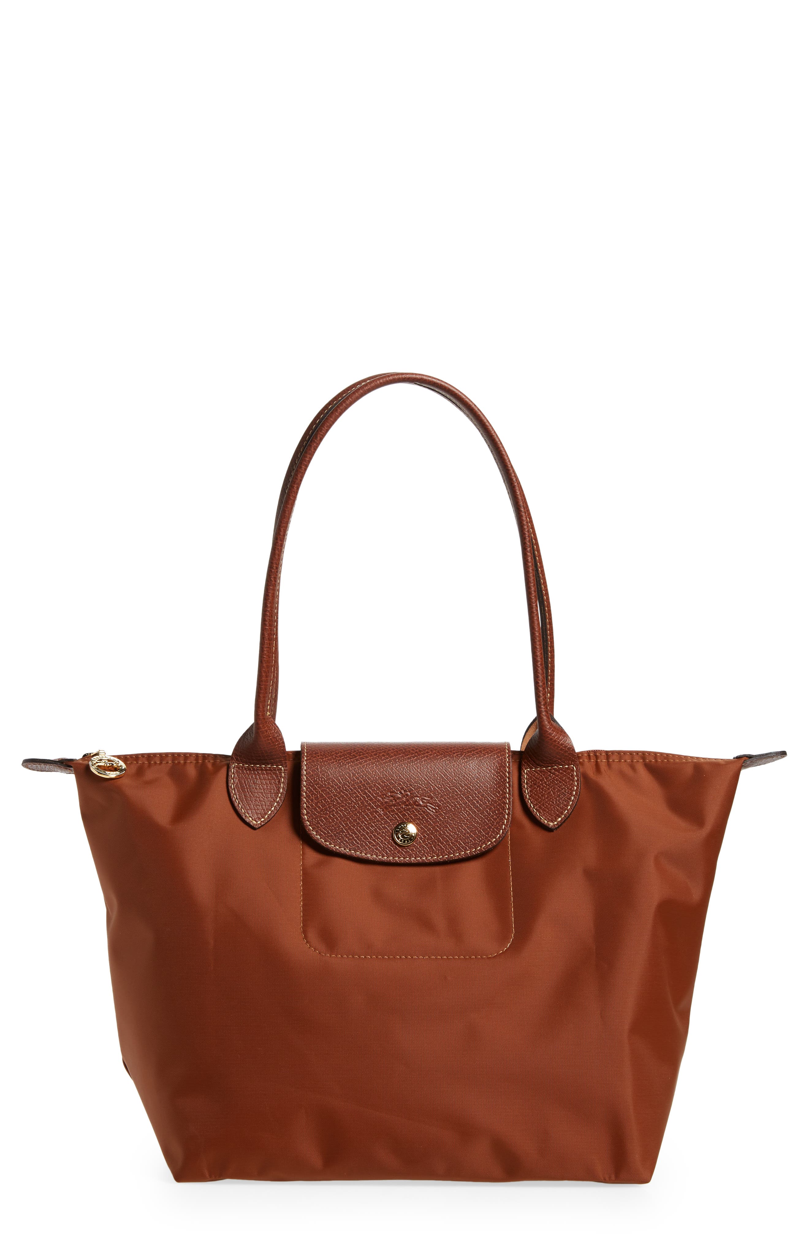 ErsA z Group l longchamp leather bag brown