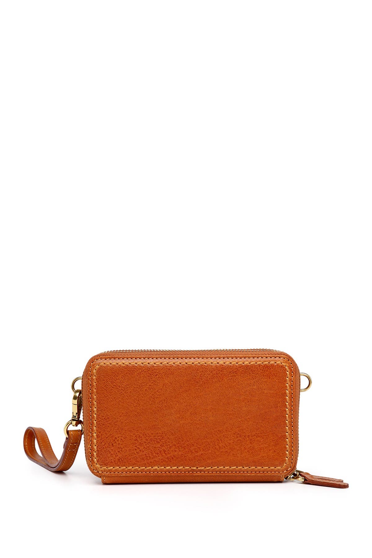 Old Trend Leather Convertible Crossbody Bag In Open Orange10