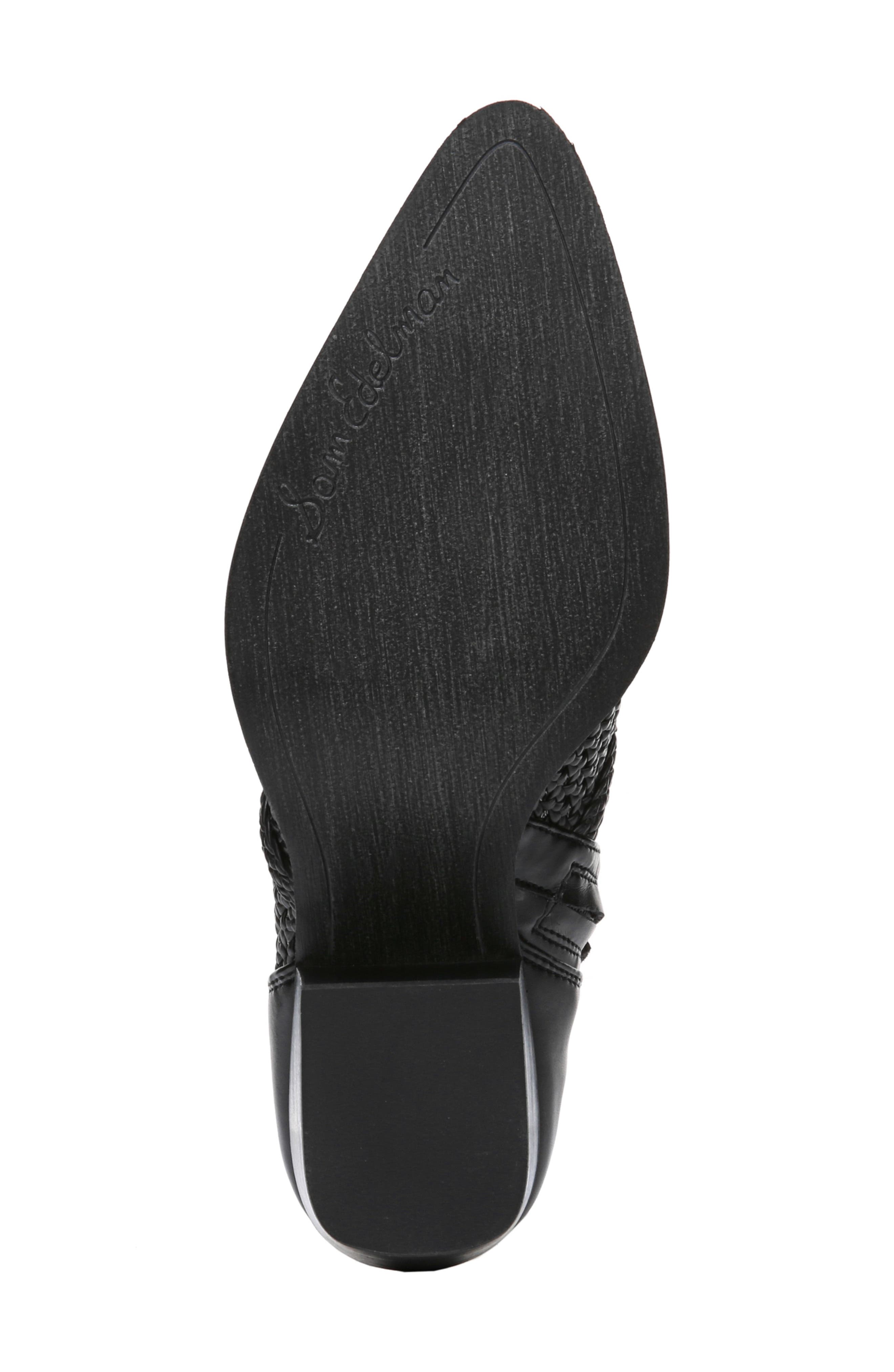 elita woven cap toe bootie