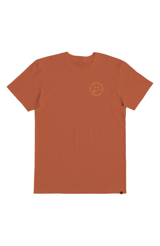 Shop Quiksilver Tasty Waves Graphic T-shirt In Mango