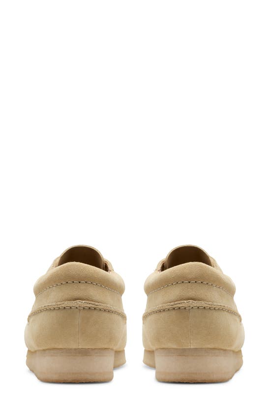 Shop Clarks (r) Wallabee Boat Derby In Maple Suede