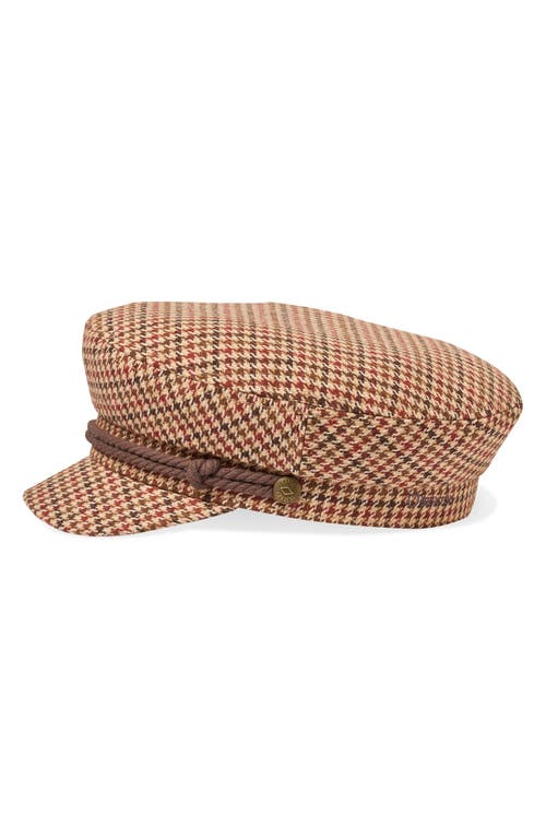 Brixton Fiddler Fisherman Cap In Tigers Eye/brown