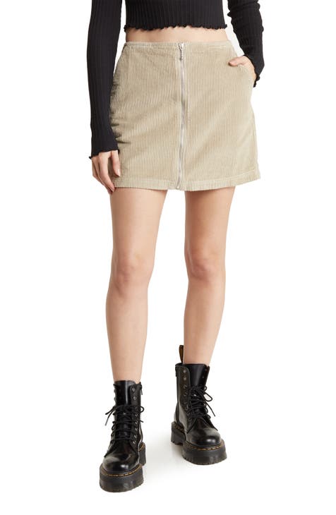 Greta Cotton Corduroy Miniskirt