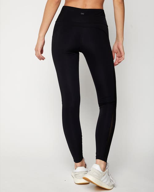 Rebody Active Incline Silkiflex High Waist Leggings 26" In Midnight Black