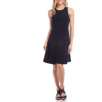 Karen Kane Sleeveless A-Line Dress, Blue