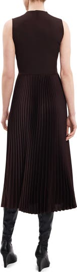 Theory sales pleated dress