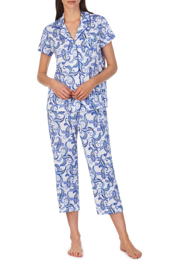 Lauren Ralph Lauren Print Capri Pajamas In Paisley | ModeSens