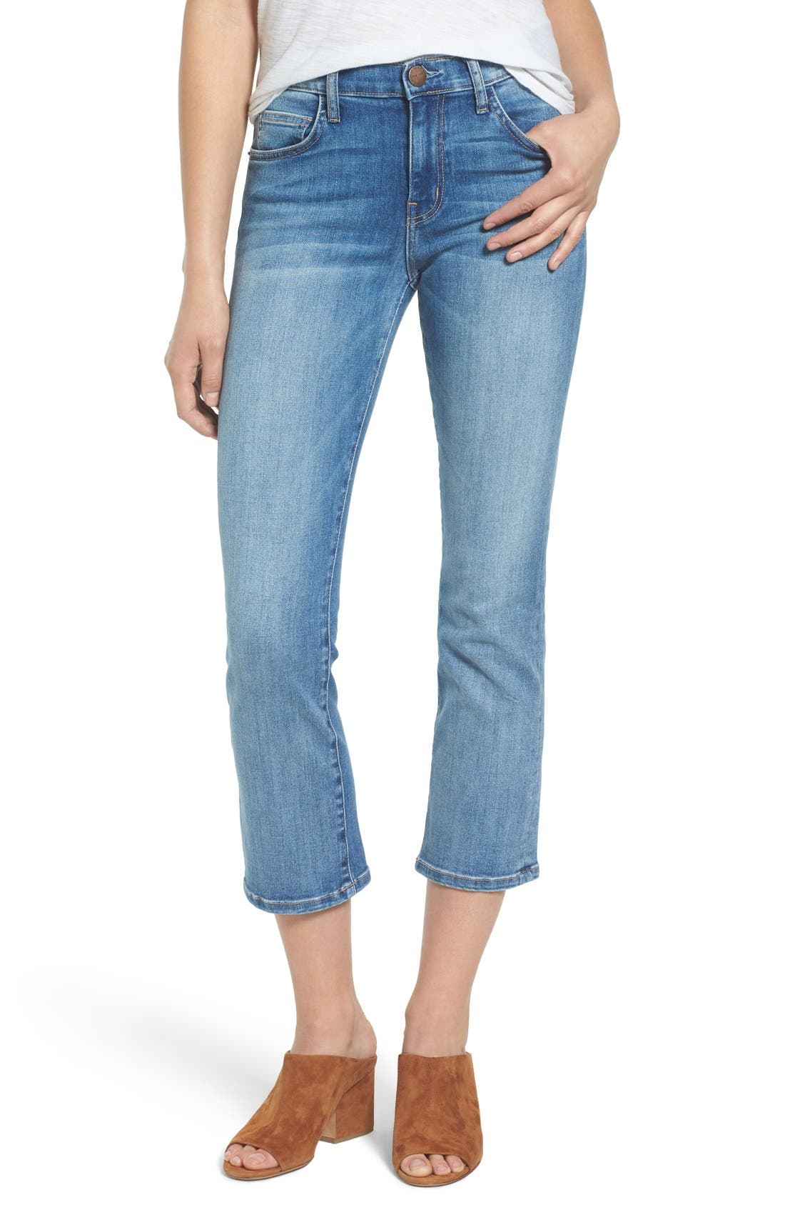 Current/Elliott The Kick Crop Flare Jeans (Wildcard) Nordstrom