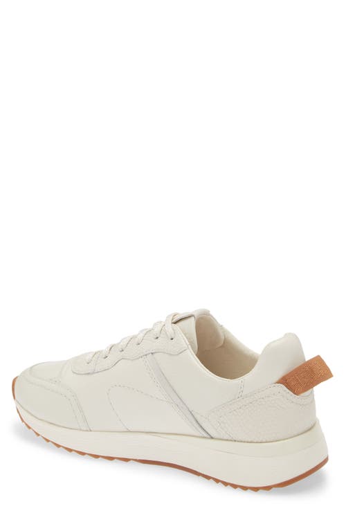 Shop Frankie4 Brooklyn Chalk Sneaker In White Croc Emboss