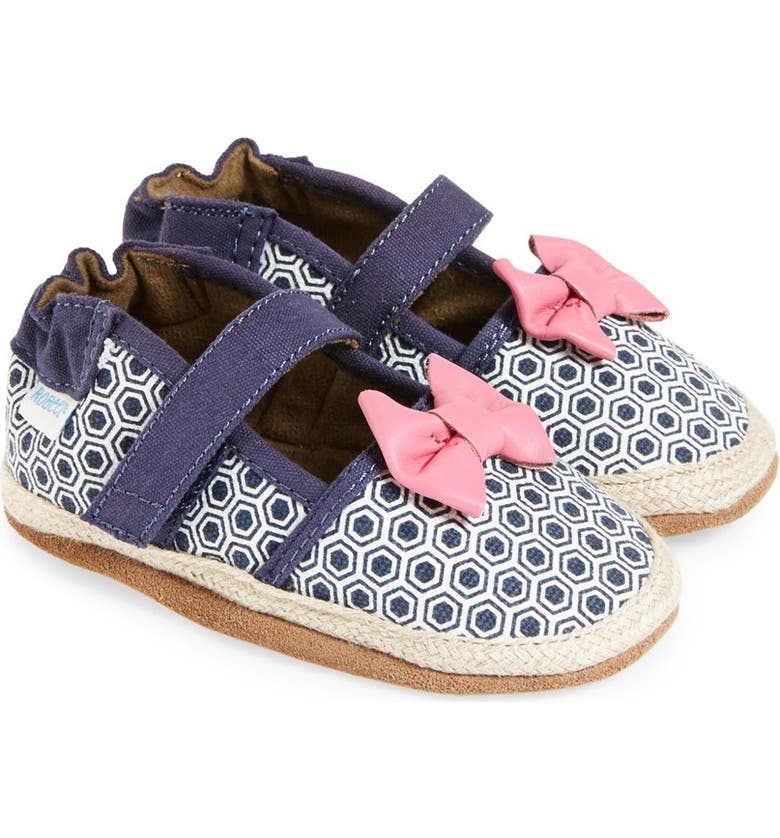 Robeez® 'Coconut' Espadrille Mary Jane Crib Shoe (Baby & Walker) | Nordstrom