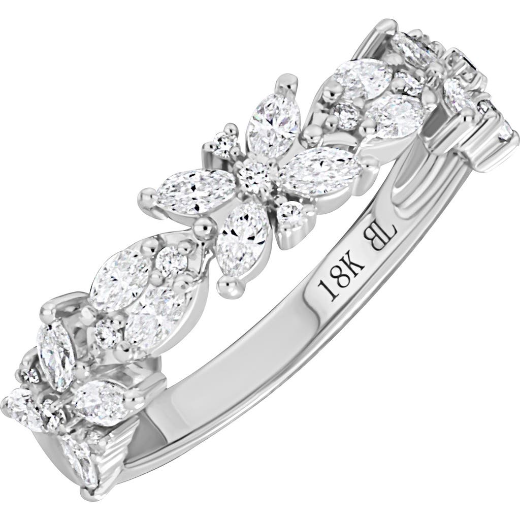 Bony Levy Getty Diamond Stacking Ring In 18k White Gold