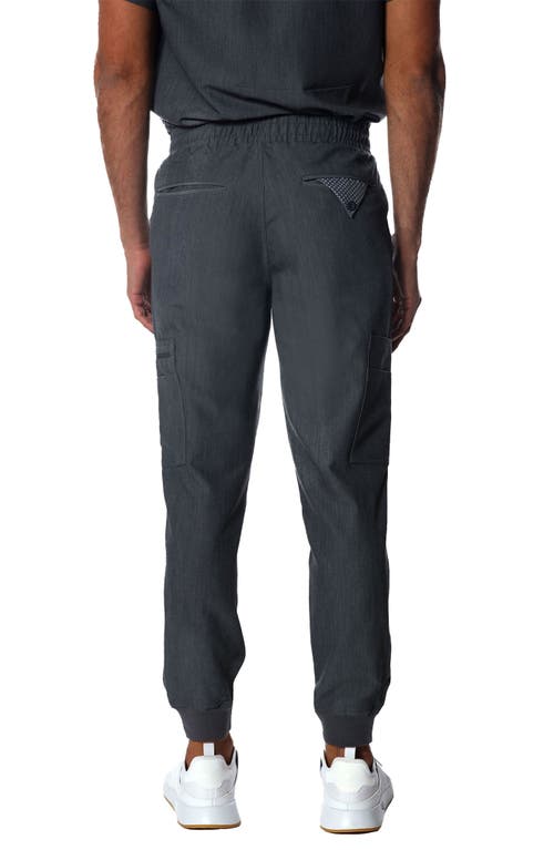 Shop Members Only London Jogger Scrub Pants In Graphite