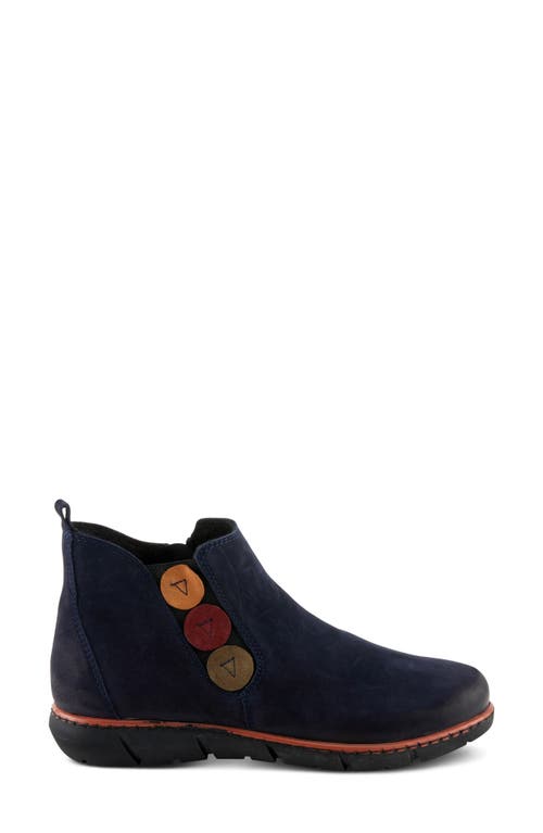 Shop Spring Step Katana Bootie In Navy Nubuck