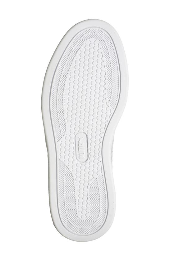 Shop Puma Smash Platform V3 Imprint Sneaker In White- Silver