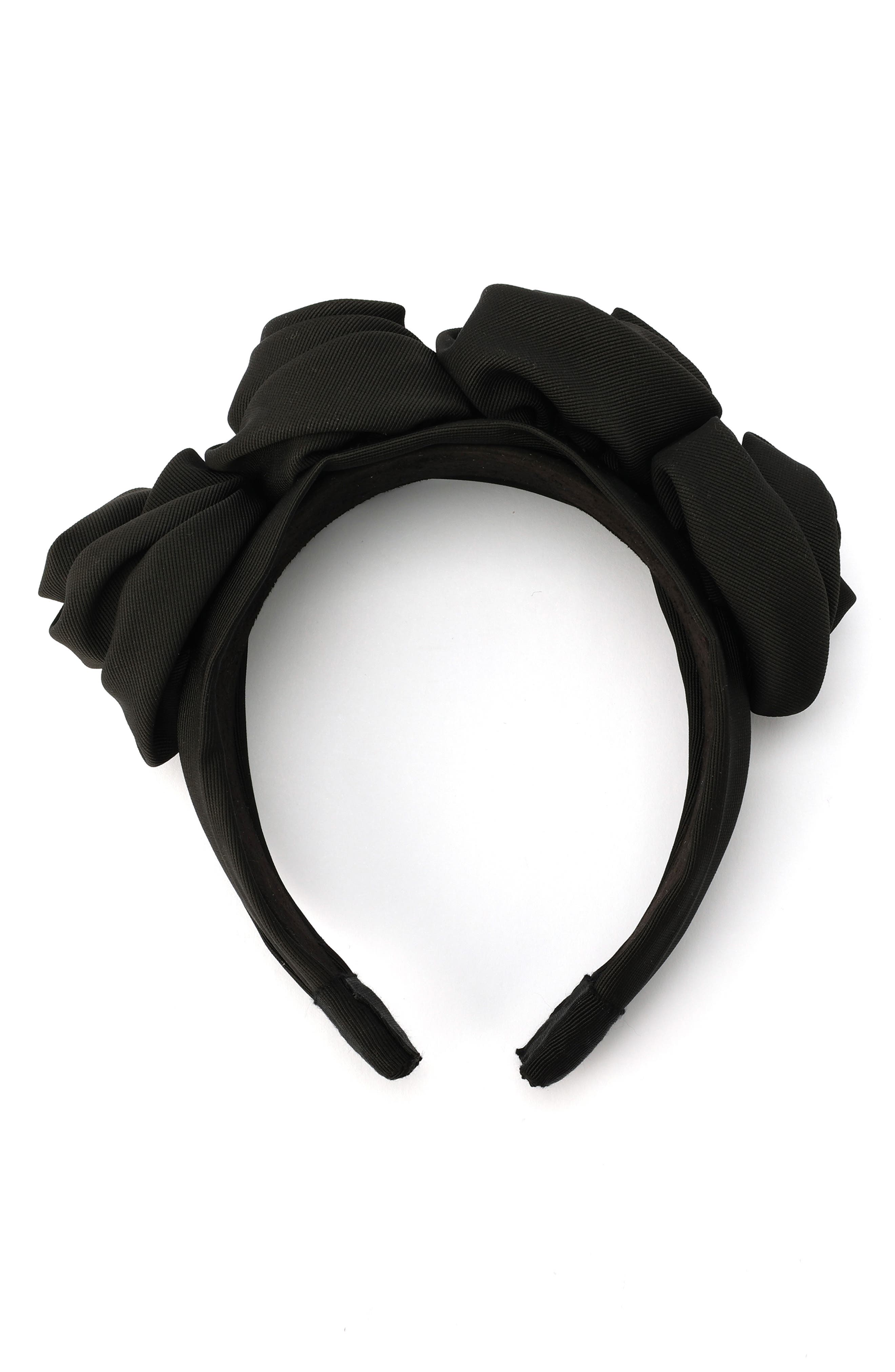 kate spade new york rose florettes headband in Black