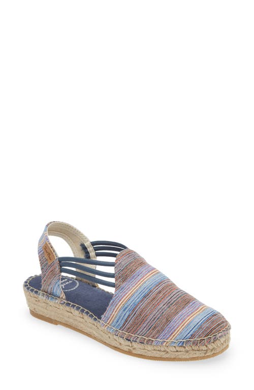 Toni Pons Noa Espadrille Flat In Blau/blue