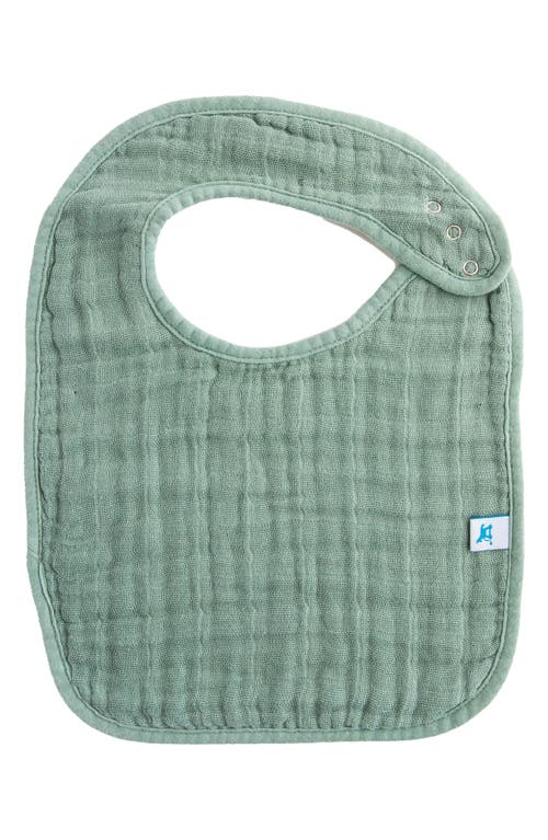 Little Unicorn 3-pack Classic Cotton Muslin Bibs In Tropical Leaf