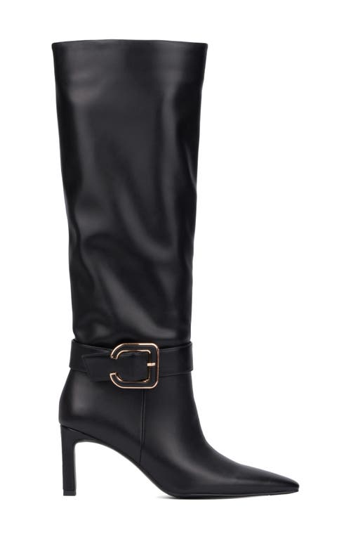 Torgeis Tall Belt Boot In Black