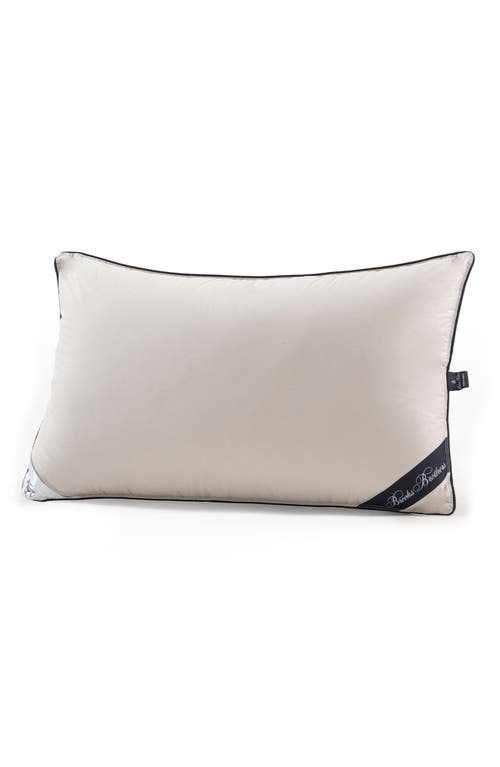 Brooks Brothers Goose Down Pillow In Silver