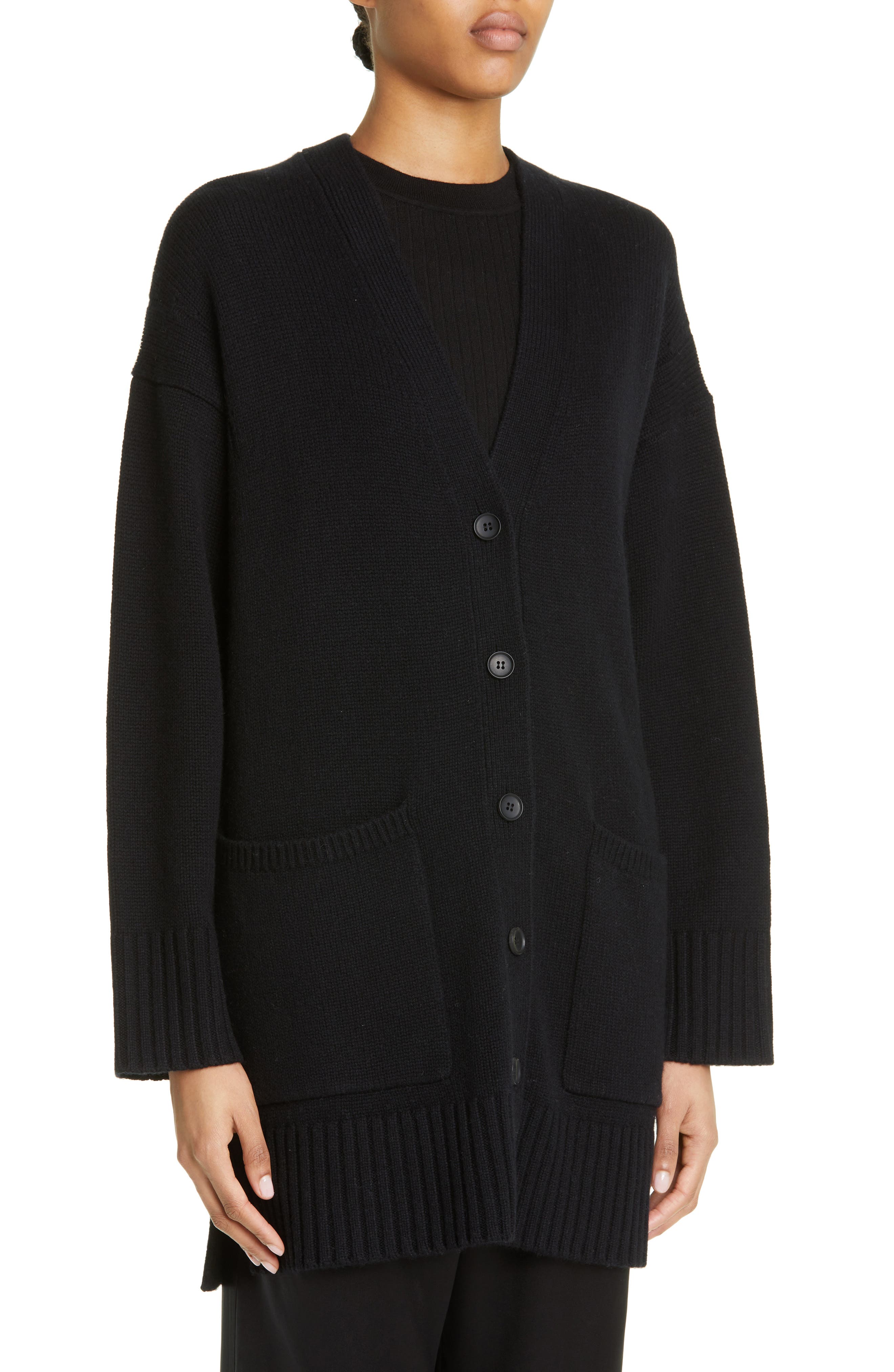 Loulou Studio Maio VNeck Wool & Cashmere Cardigan Nordstrom