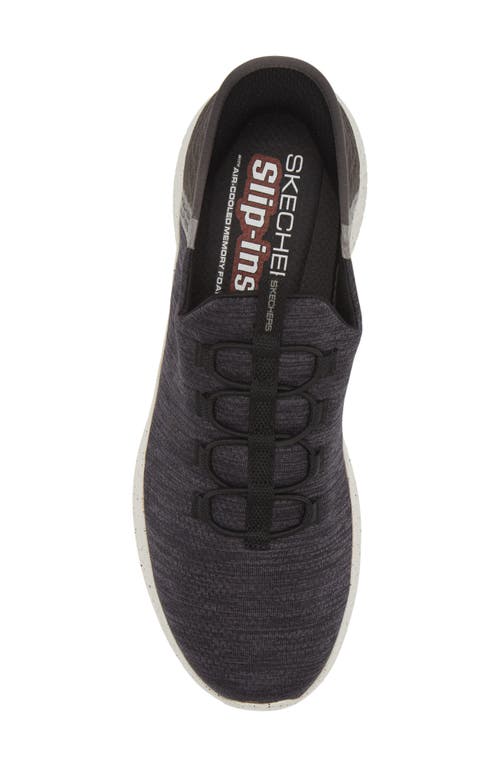 Skechers Ultra Flex 3.0 Right Away Slip-on Sneaker In Black Grey