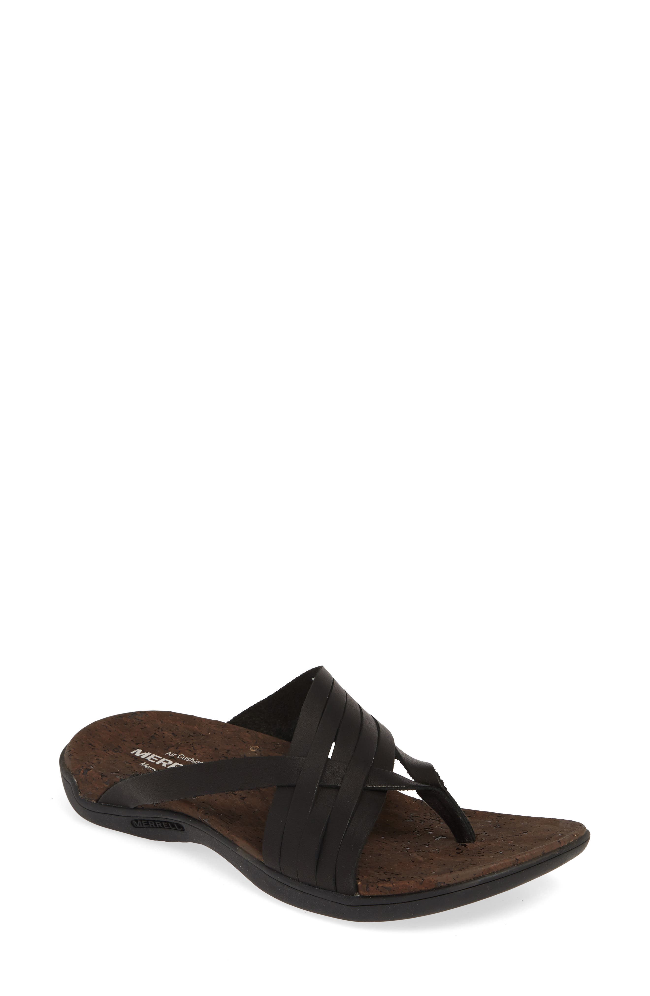 Merrell District Mahana Flip Flop, Black
