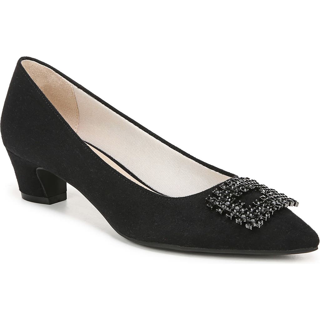Lifestride Bling Pointed Toe Pump In Black