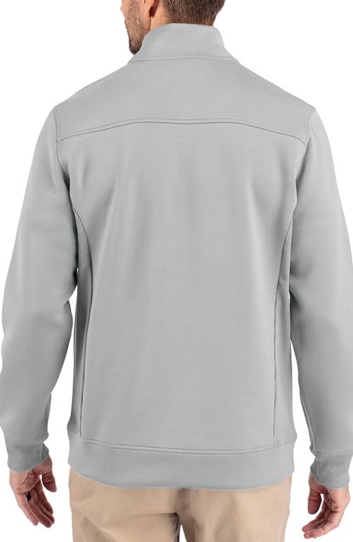 Cutter & Buck Roam Quarter Zip Pullover In Solitare