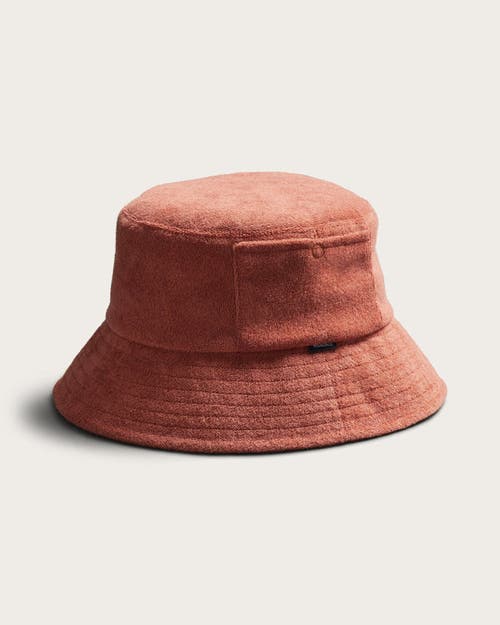 Hemlock Marina Bucket Hat In Red Clay