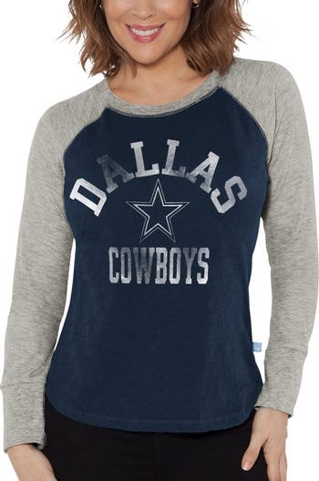 Dallas cowboys women's long sleeve shirts hotsell