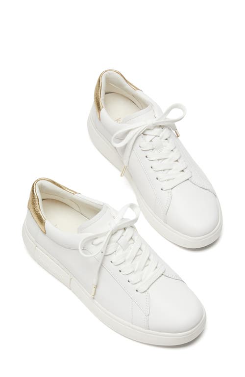 Shop Kate Spade New York Lift Platform Sneaker In Optic White/pale Gold Leather