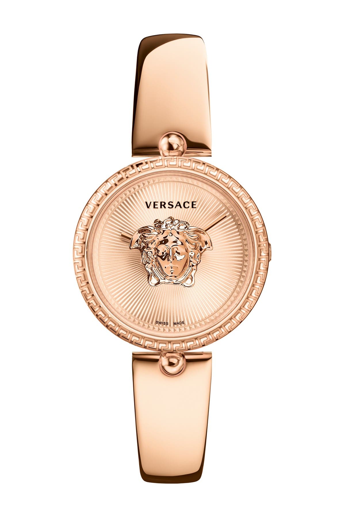 rose gold versace watch