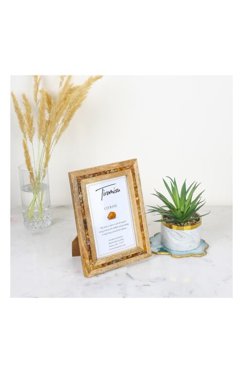 Tiramisu Gemstone Picture Frame In Yellow Beige