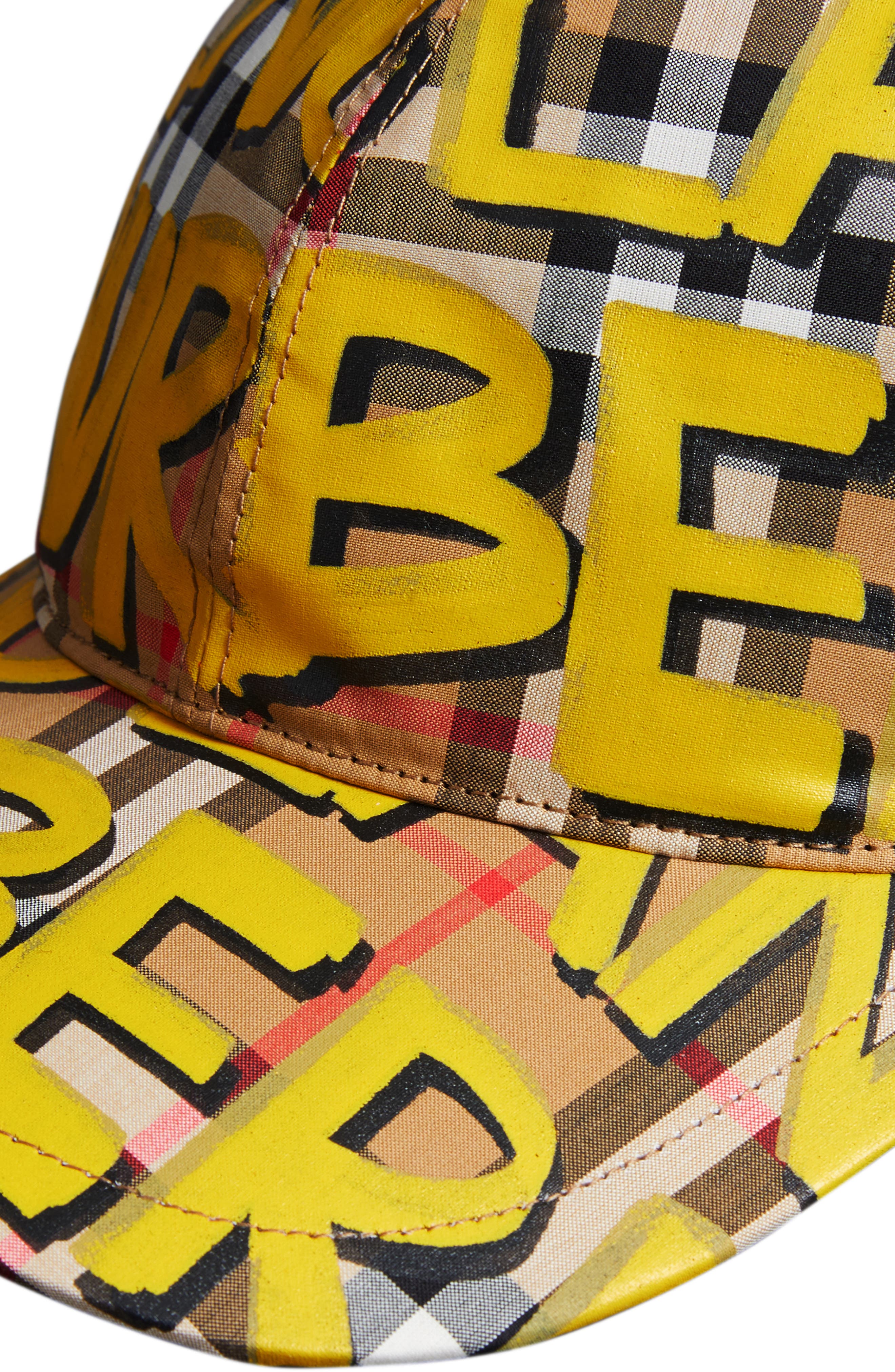 burberry graffiti cap