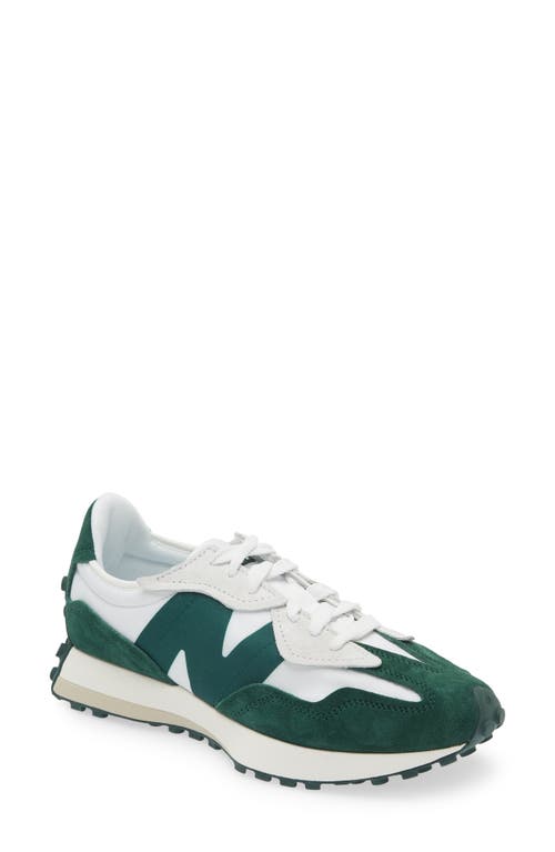 New Balance Gender Inclusive 327 Sneaker Night Watch Green/White at Nordstrom, Women's