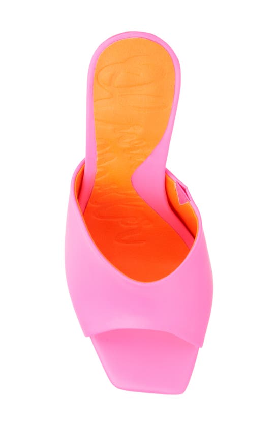 Shop Olivia Miller Unspoken Flare Heel Sandal In Pink
