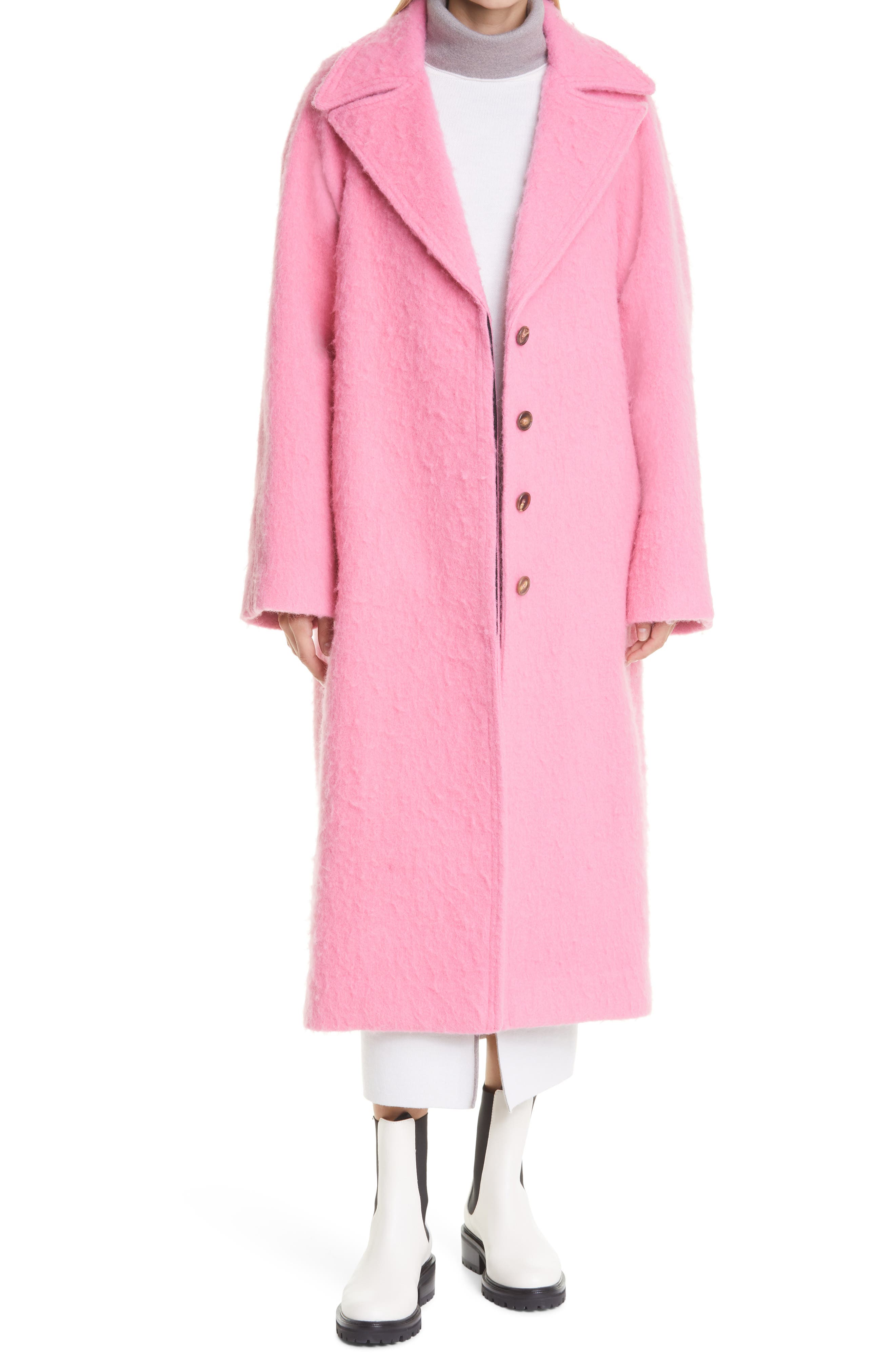 candy pink coat