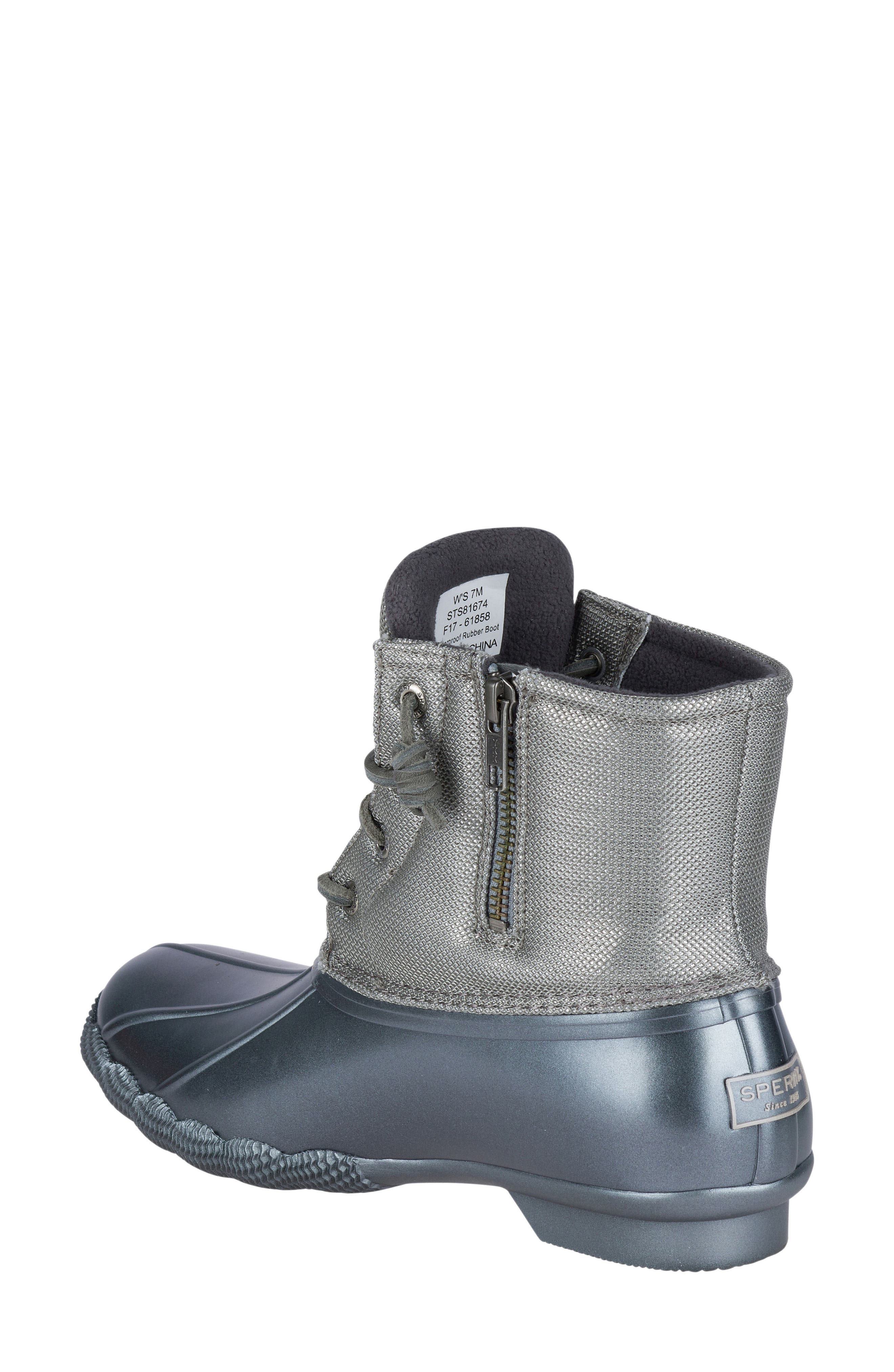 sperry saltwater waterproof rain boot
