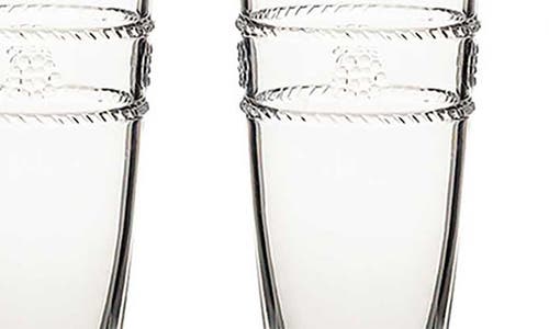 Juliska Isabella Acrylic Flutes, Set Of 4 In Clear
