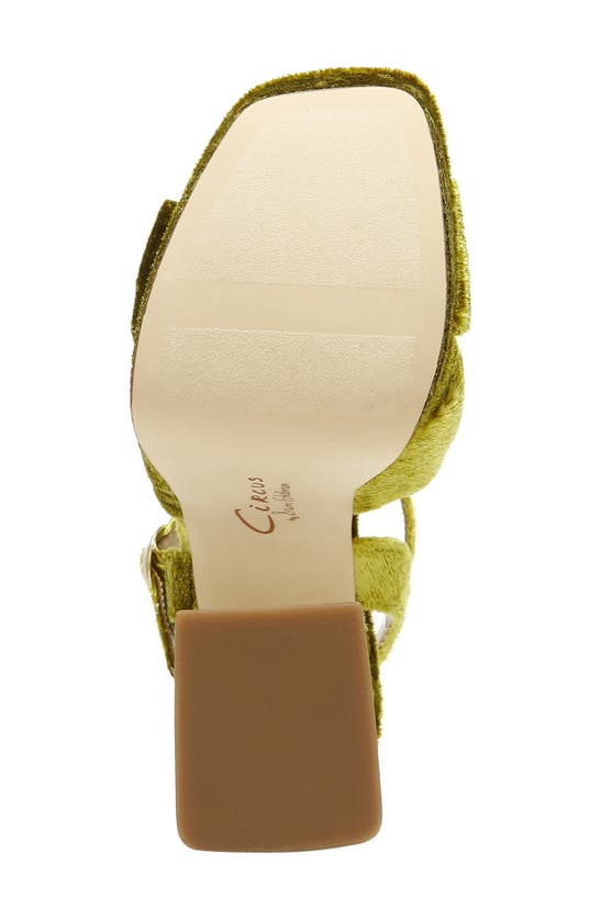 Circus Ny Audrea Platform Sandal In Chartreuse