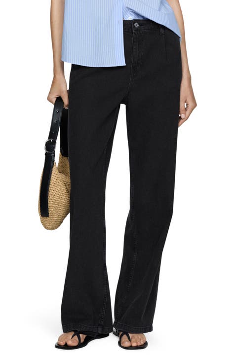 Straight Leg Cotton Pants