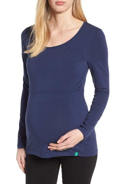 Buy Goldstroms Long Maternity Top - Blue Online at desertcartJersey