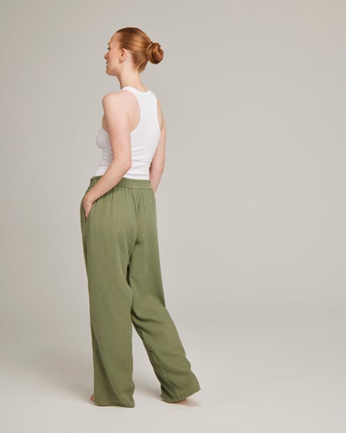 Shop Nudea The Classic Trouser In Sage