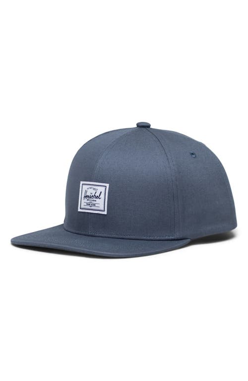 Whaler 6-Panel Baseball Hat in Blue Mirage