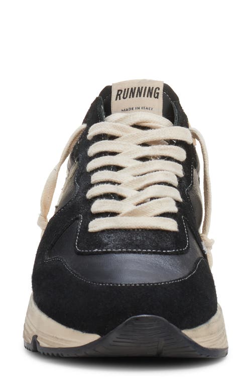 Shop Golden Goose Running Sole Sneaker In Black/white