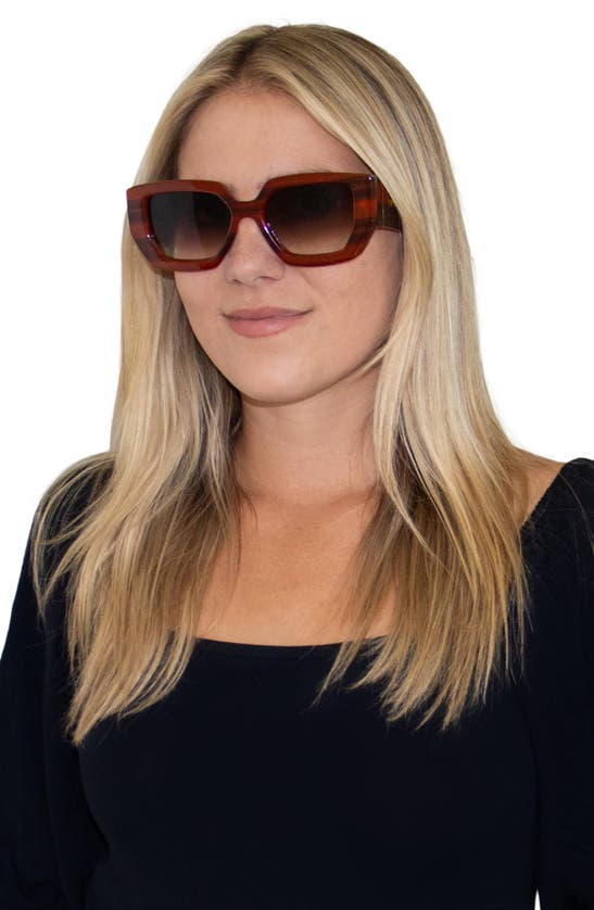 FIFTH & NINTH FIFTH & NINTH RUE 67MM POLARIZED SQUARE SUNGLASSES